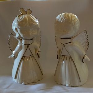 Boy and girl angel alter server